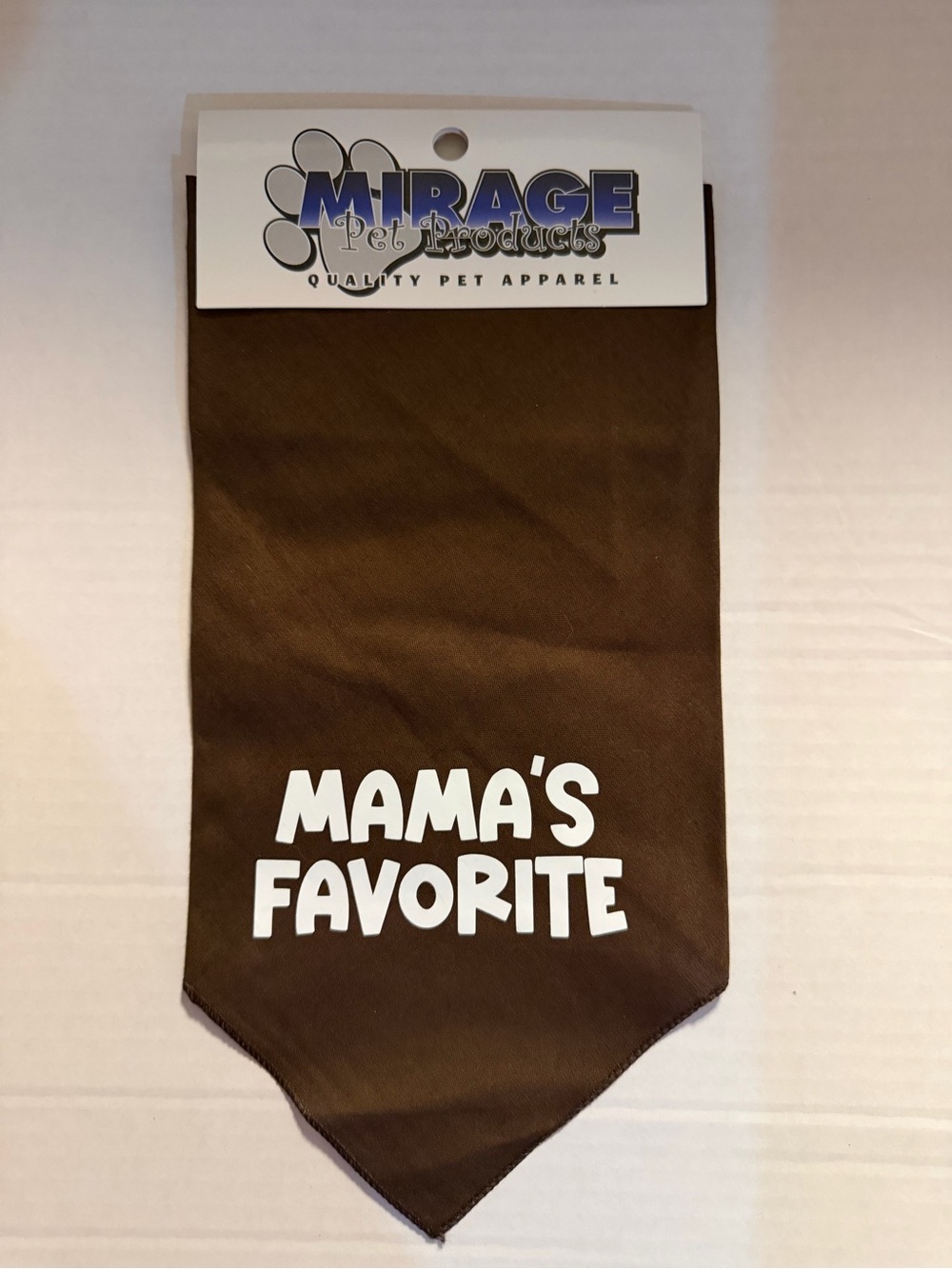 Mirage Pet Products Brown Dog Bandana - Mama's Favorite